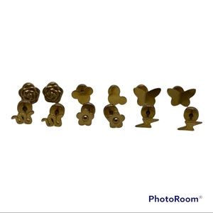 Stainless Steel Hypoallergenic Flatback Earrings